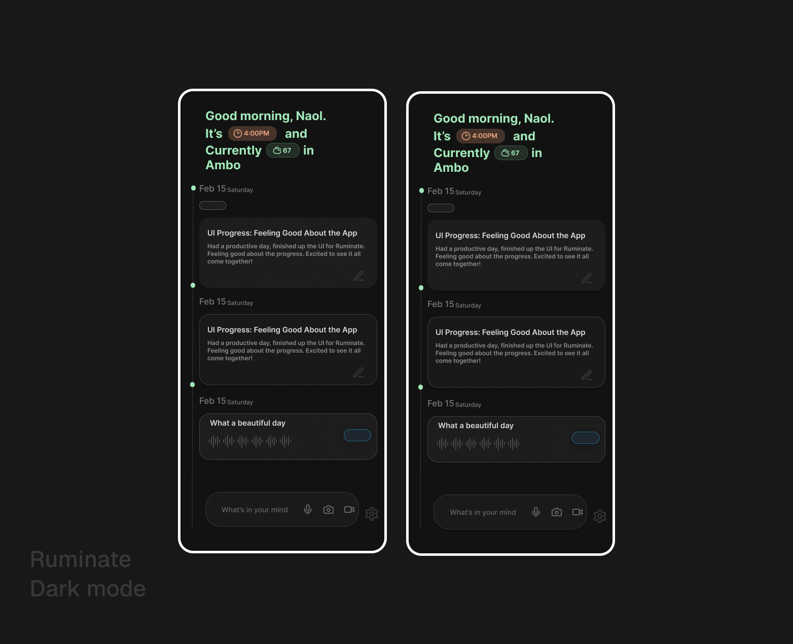 Ruminate Dark mode